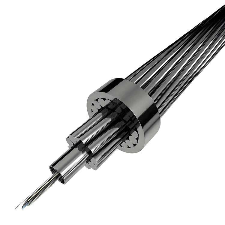 Central AL-covered Stainless Steel Tube OPGW-4 Fiber Optic C