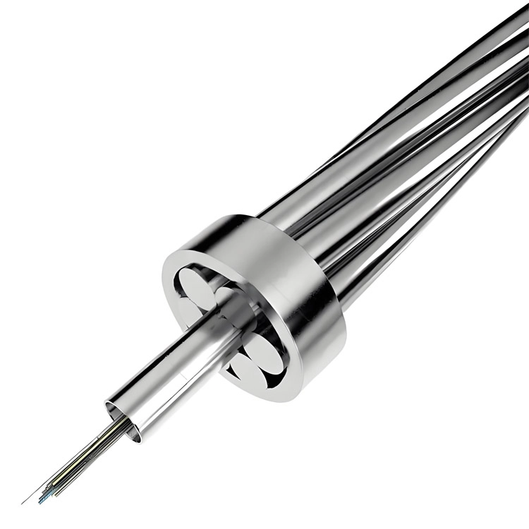 Central Stainless Steel Tube OPGW-3 Fiber Optic Cable, 12–14