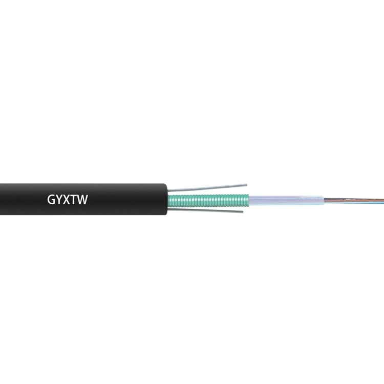 GYXTZW огнезащитного оболочки одной трубки бронированный оптический кабель