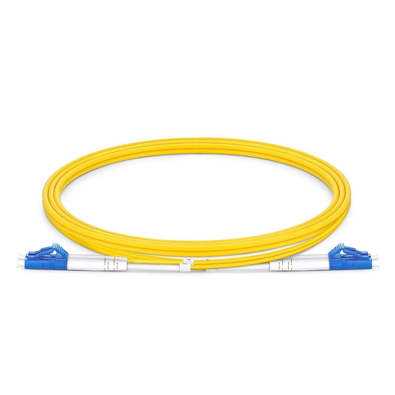 LC-LC UPC Simplex/Duplex Single Mode (OS2), Riser (OFNR), 2.0mm, Tight-Buffered, Yellow