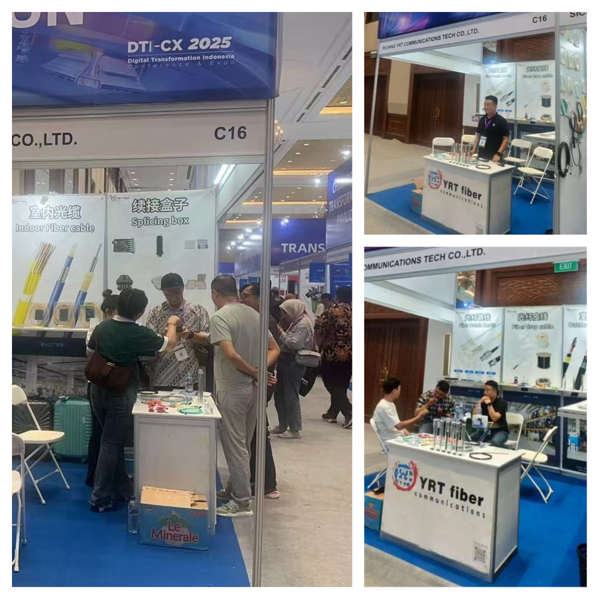 2025.8.6 -8,7 Yuruitong участвовал в выставочной площадке индонезийской оптоволоконной кабельной промышленности(pic2)