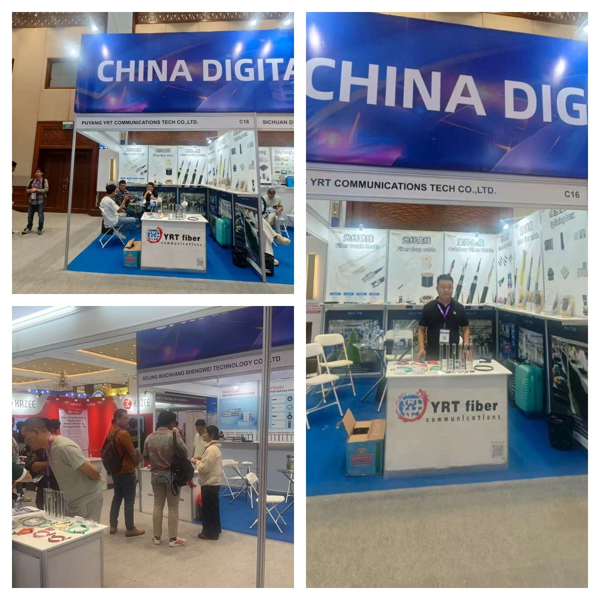 2025.8.6 -8,7 Yuruitong участвовал в выставочной площадке индонезийской оптоволоконной кабельной промышленности(pic3)