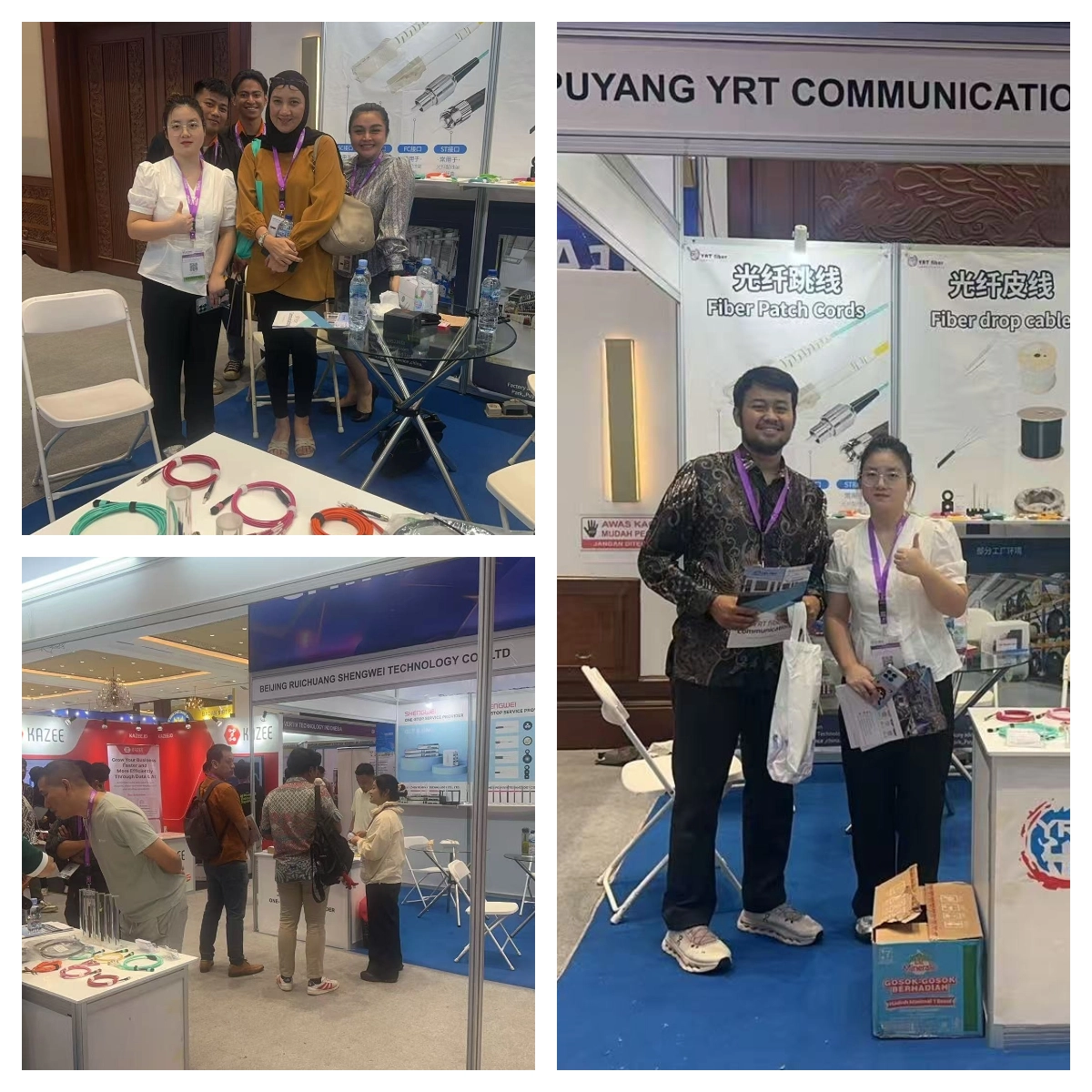 2025.8.6 -8,7 Yuruitong участвовал в выставочной площадке индонезийской оптоволоконной кабельной промышленности(pic4)