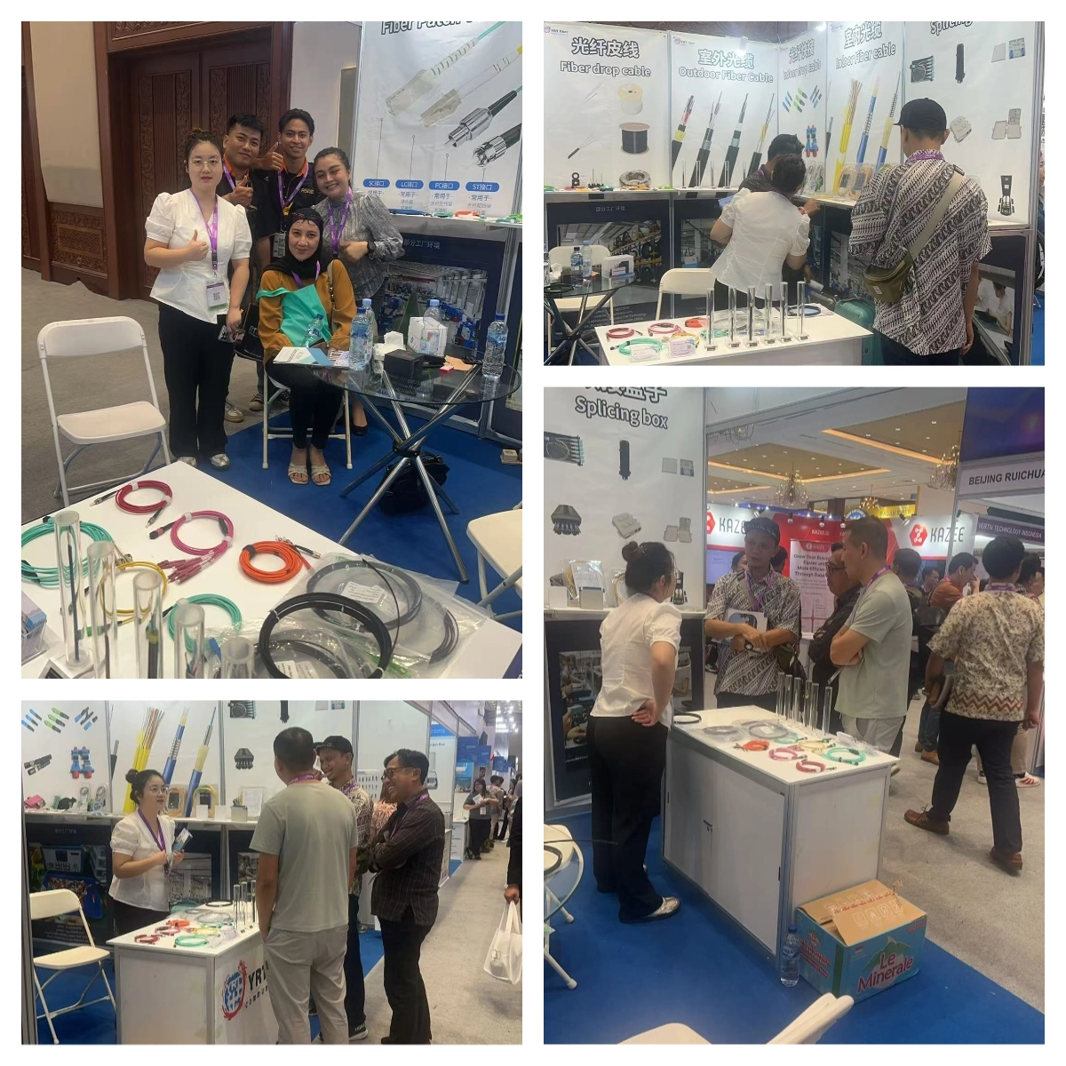 2025.8.6 -8,7 Yuruitong участвовал в выставочной площадке индонезийской оптоволоконной кабельной промышленности(pic5)