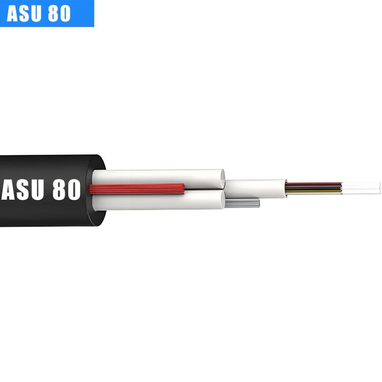 ASU80 1-12 Core ,Mini ADSS, Fiber Optical Cable,  G652D/G655