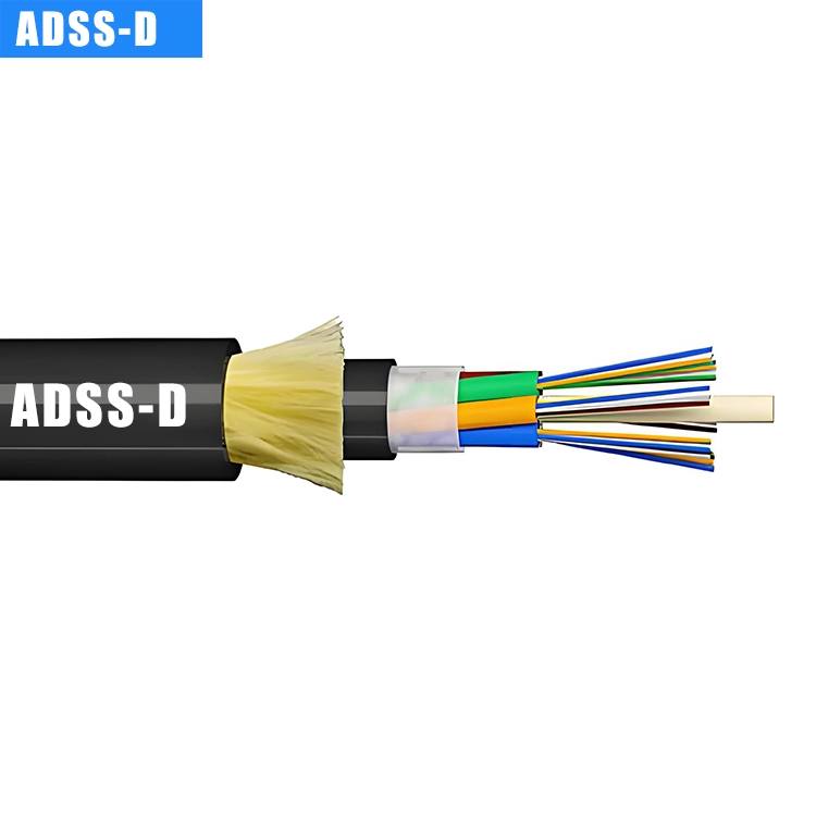 ADSS Double-Jacket ,Aerial fiber optic cable 2-288 Cores ,al
