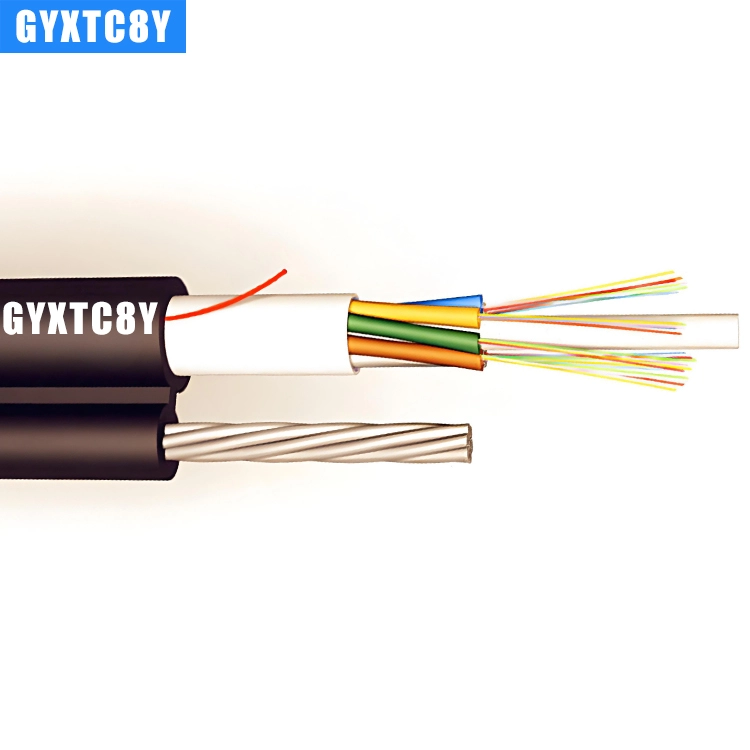 GYXTC-8Y Fiber Optical Cable, G652D/G657, Self-supporting ,Fig 8 Aerial Uni-tube