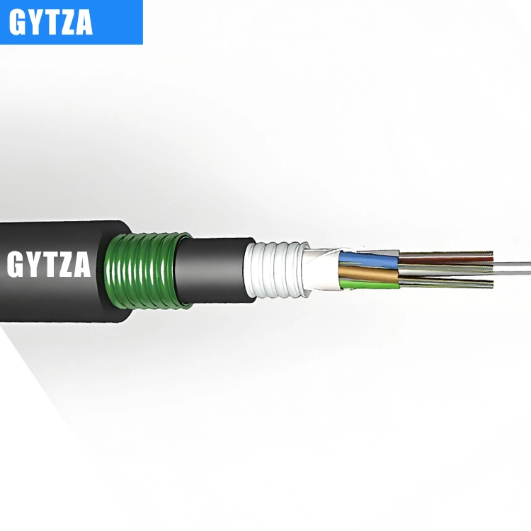 GYFTA53 Non-metallic Strength member Armored Fiber Cable  G652D/G655 ，  Armored 