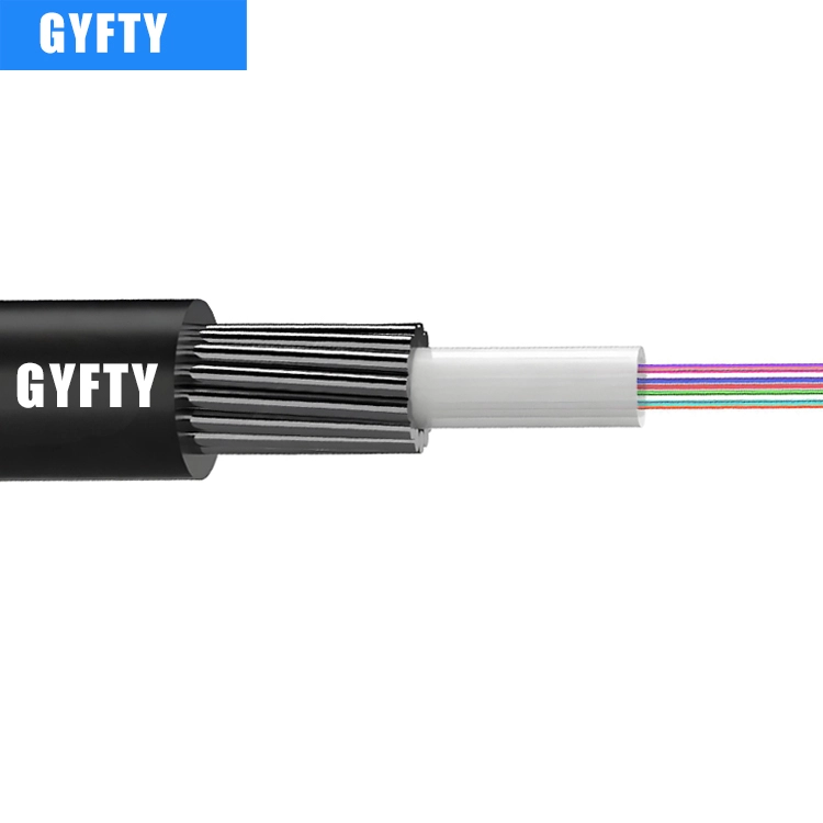 GYXTY Center Loose Tube Unarmored Optical Cable , G652D/G655