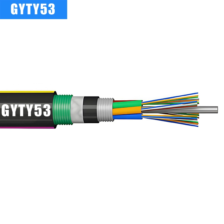 GYTY53 Stranded Loose Tube Armored Fiber Optic Cable / Armored optical cable，G65